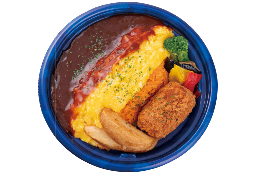 とろたまオムライスのプレート