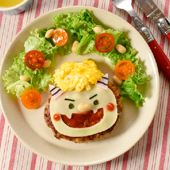 大豆入りハンバーグ