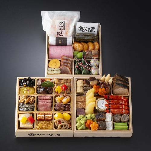 加賀屋おせち
                                和風三段重 きらめき